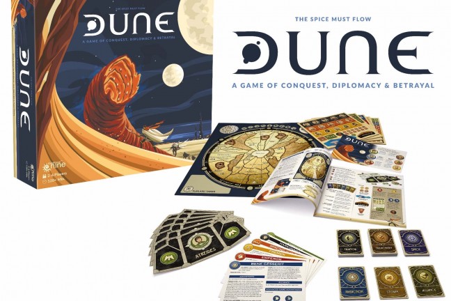 DUNE board game by Gale Force Nine. ($40 for base game, $23 for expansion set)