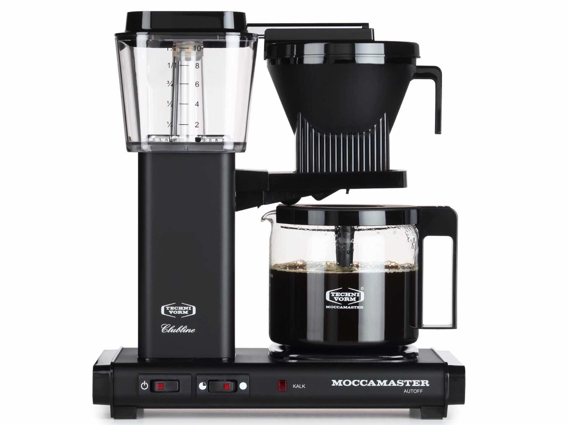 The Technivorm Moccamaster KBG drip coffee maker in matte black. ($329)