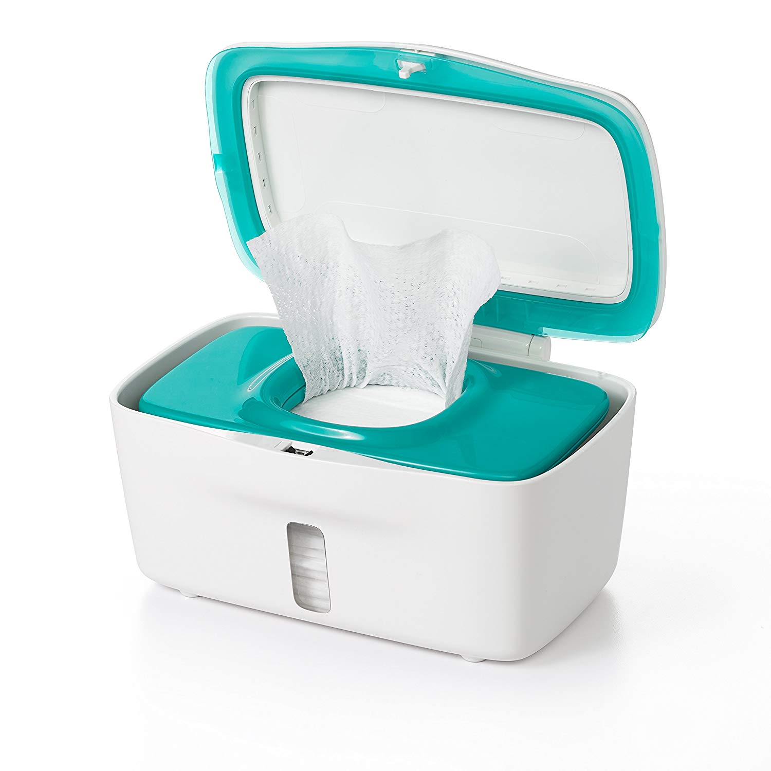 OXO Tot “Perfect Pull” wipes dispenser. ($20, with four accent colors to choose from)