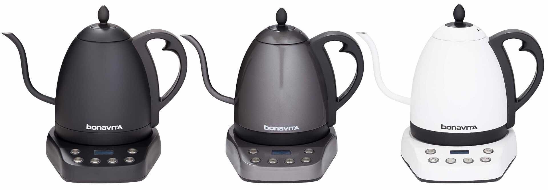 Bonavita “Interurban” variable-temp gooseneck kettle. ($119)