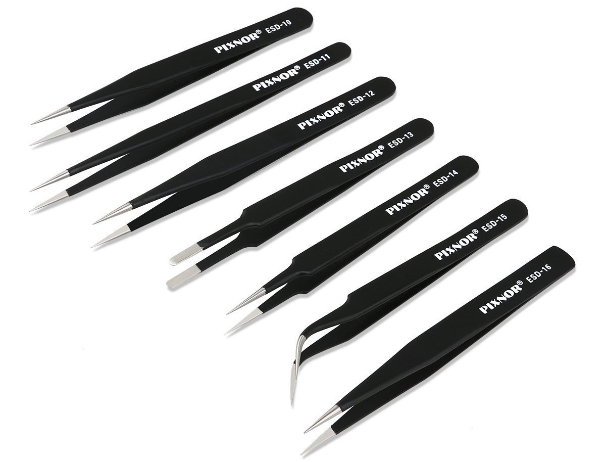 Pixnor 7-piece tweezer set. ($11)