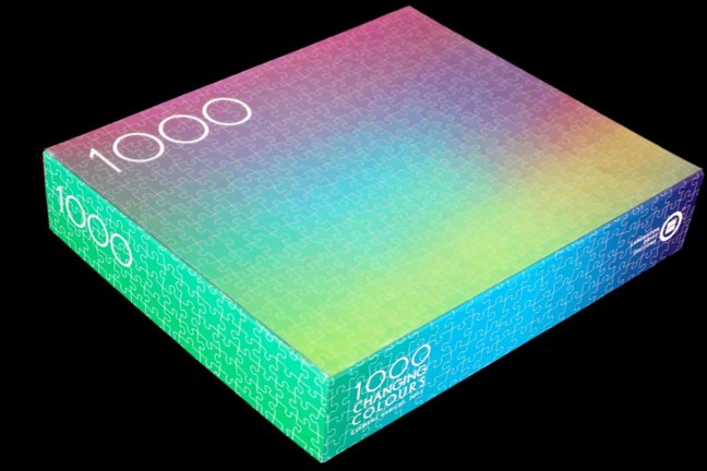 Clemens Habicht's “1000 Changing Colors” jigsaw puzzle. ($89)