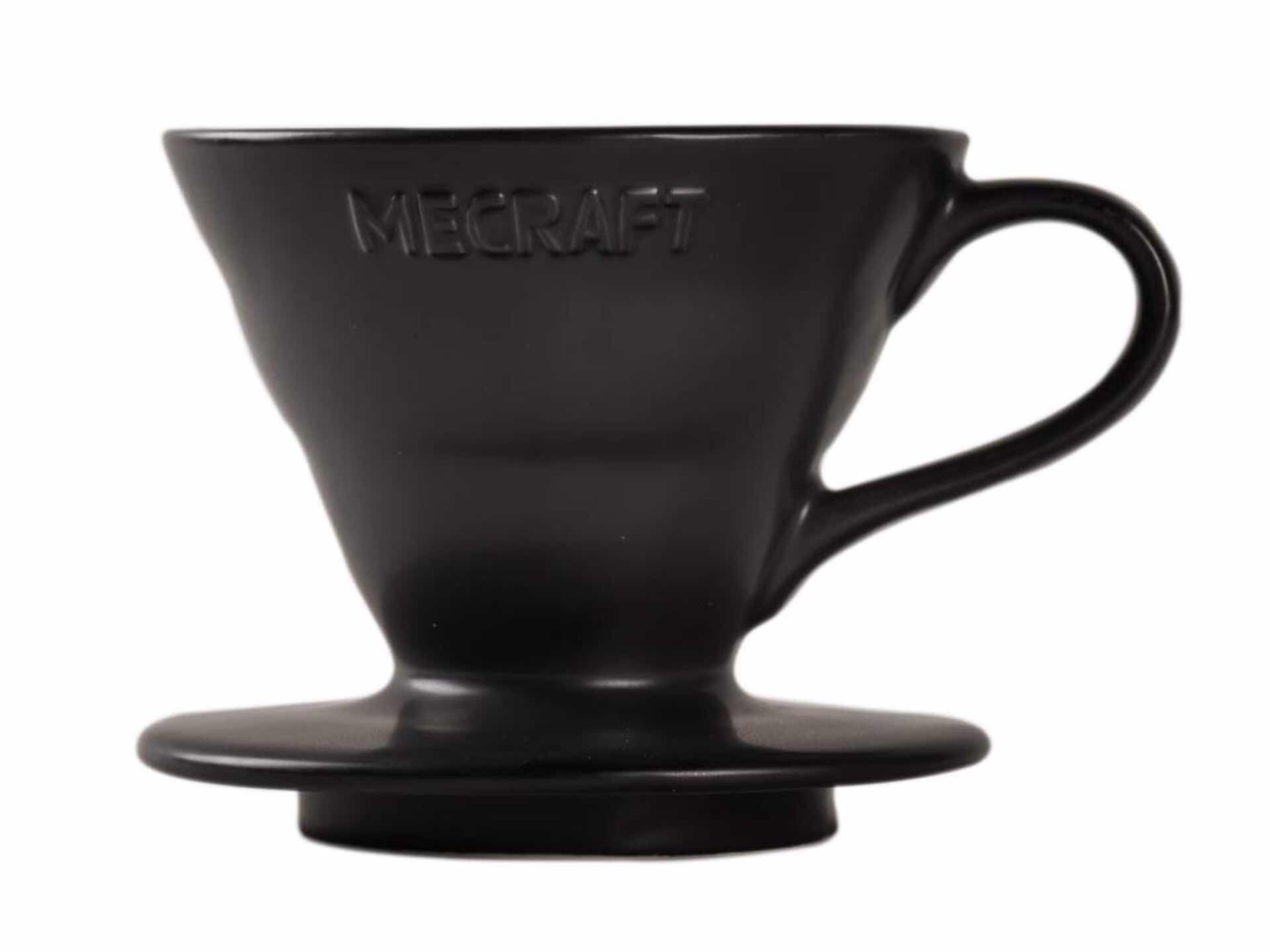 Mecraft ceramic pour-over dripper in matte black. ($13)