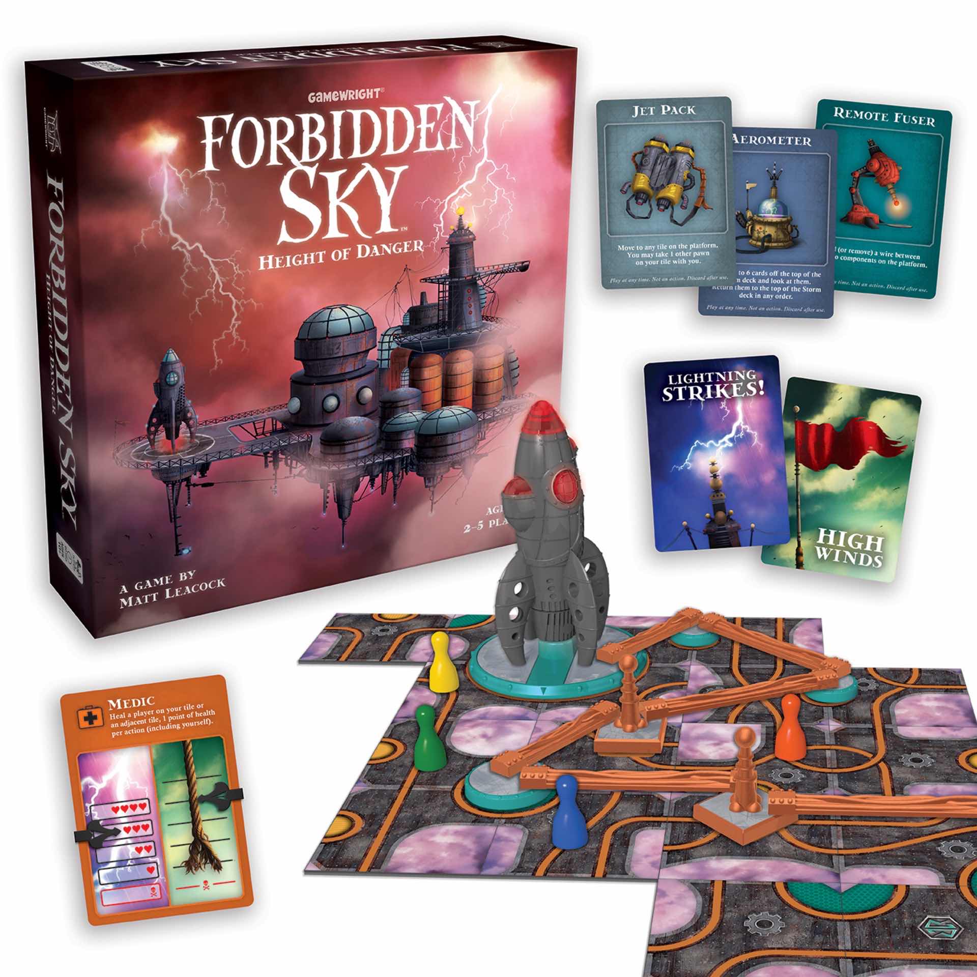 Forbidden Sky co-op board game. ($20)