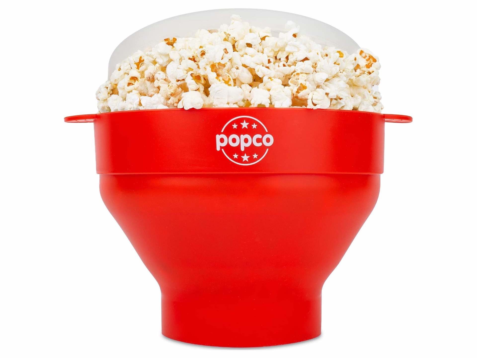 Popco collapsible silicone popcorn popper. ($14)