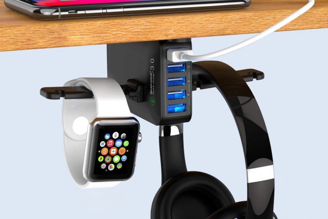 yostyle-under-desk-headphone-apple-watch-stand-with-usb-charger