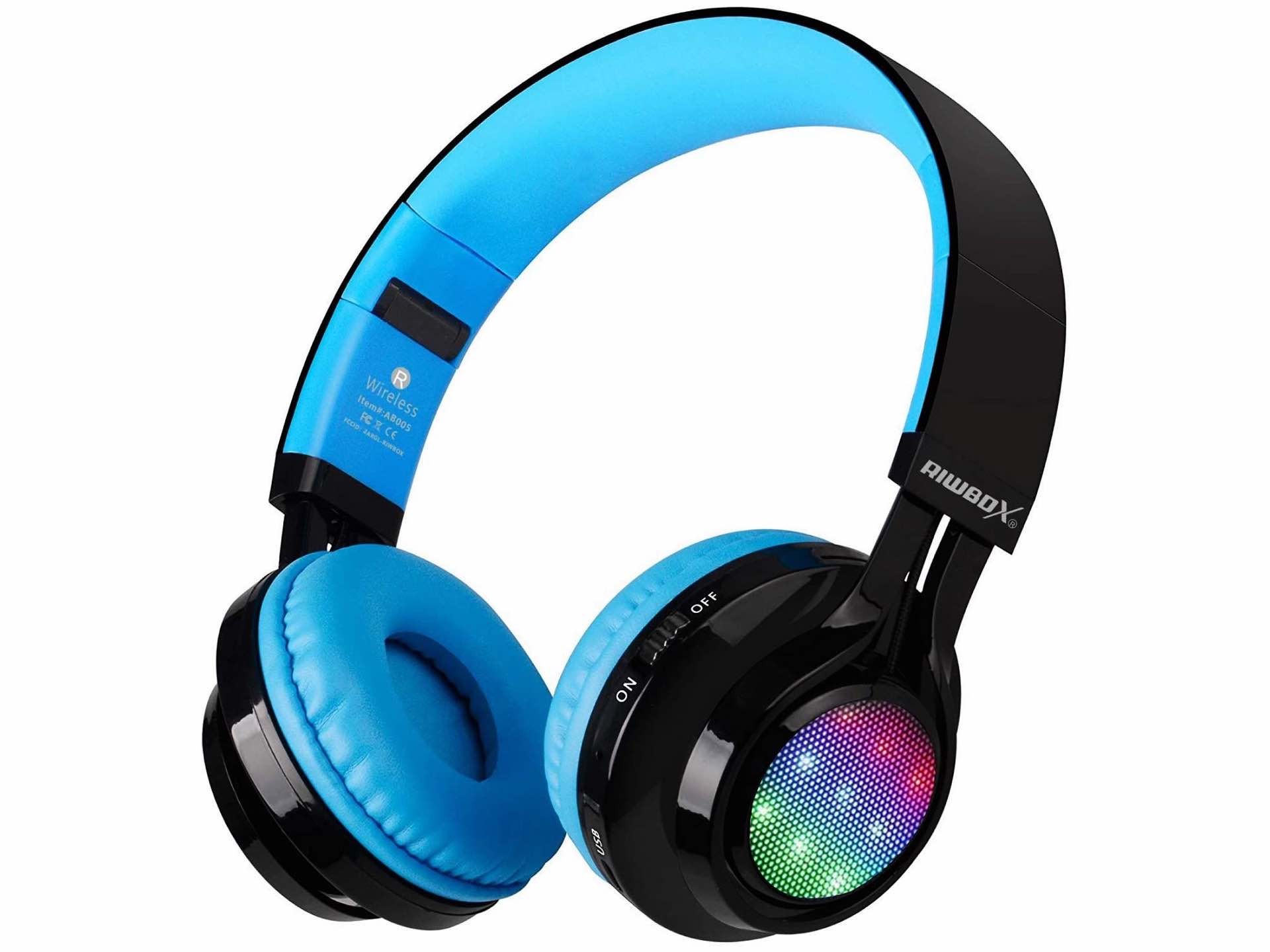 Riwbox kids wireless headphones with built-in microphone. ($31)