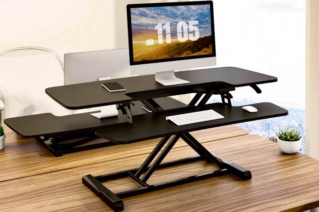 FLEXISPOT standing desk converter. ($140)