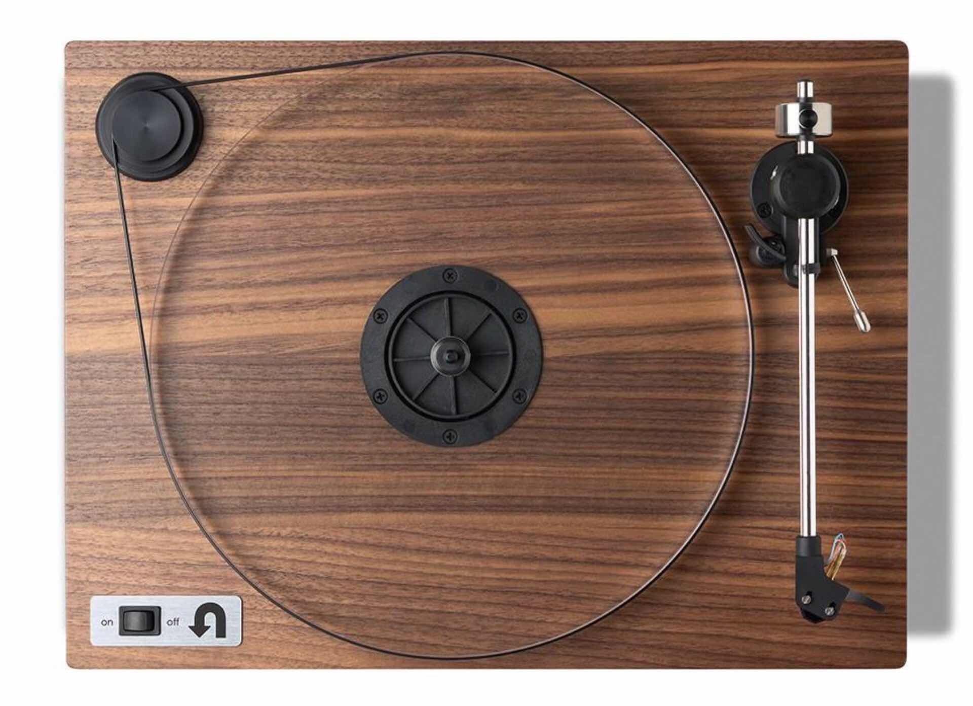 U-Turn's “Orbit Special” hardwood turntable. ($549 with preamp, $479 without)