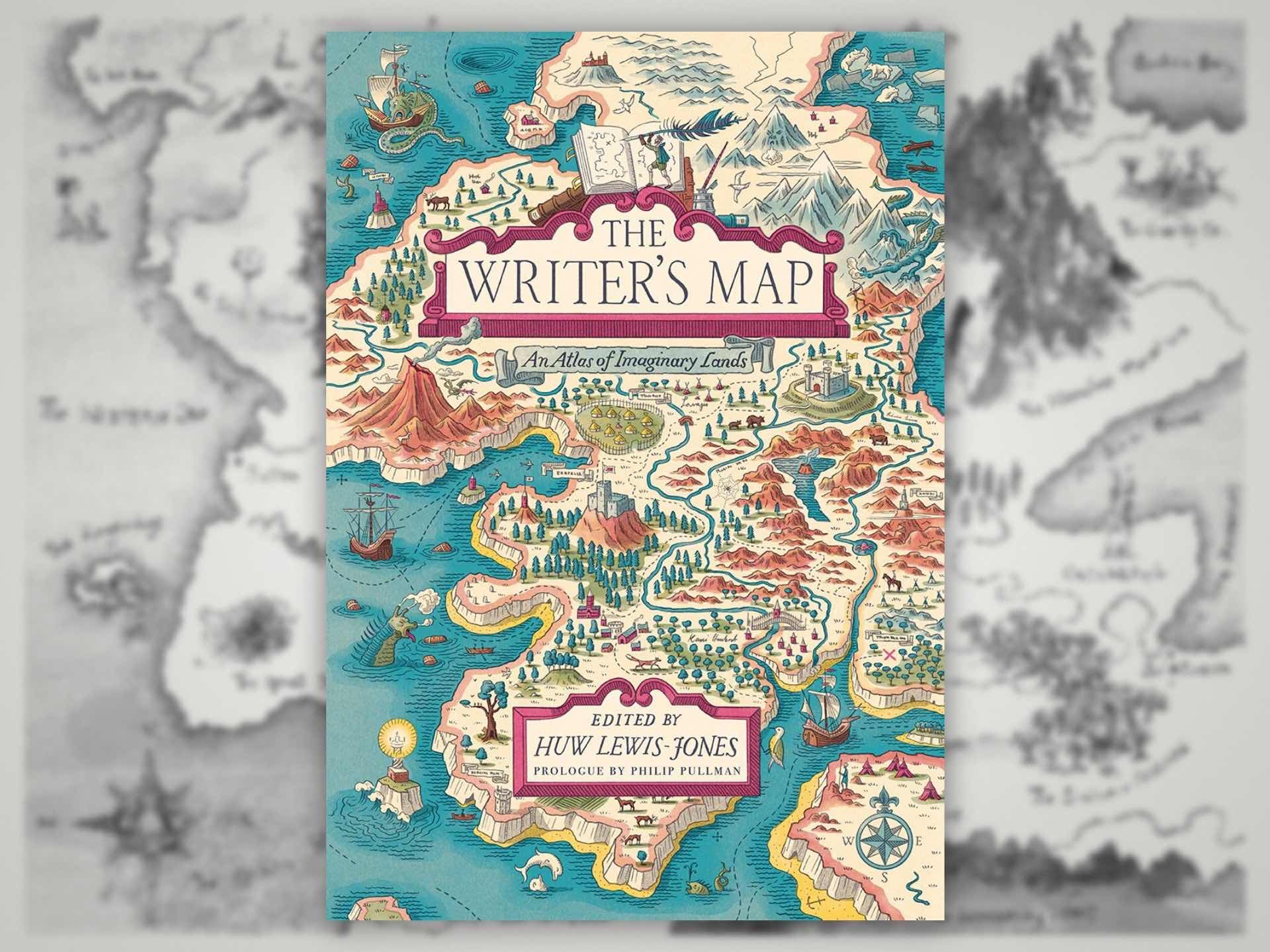 The Writer's Map by Huw Lewis-Jones. ($31 hardcover)