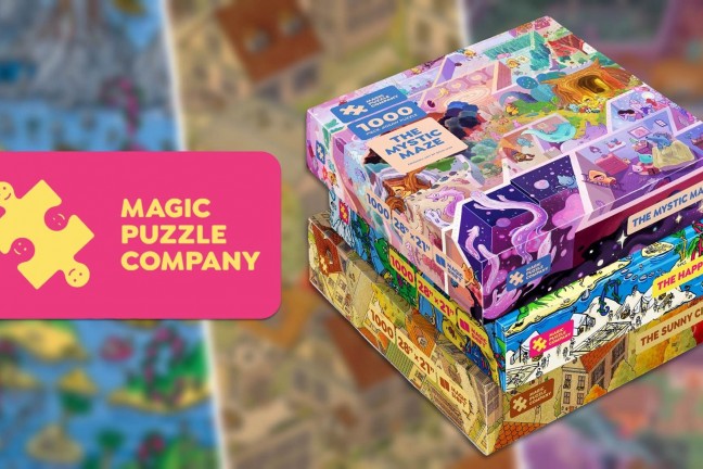 Magic Puzzles collection. ($20 a pop, or $55 for the full trio)