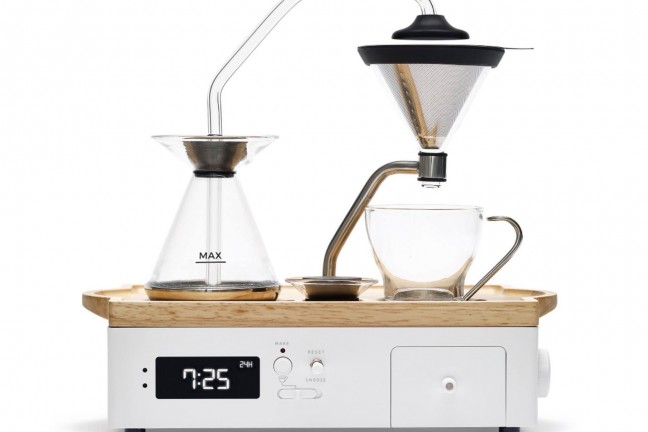 The Barisieur coffee-brewing alarm clock. ($445)