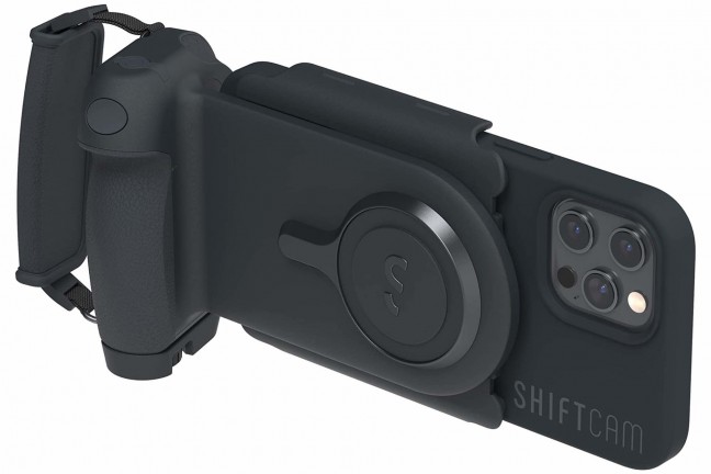 ShiftCam ProGrip iPhone shutter grip + wireless power bank. ($150)