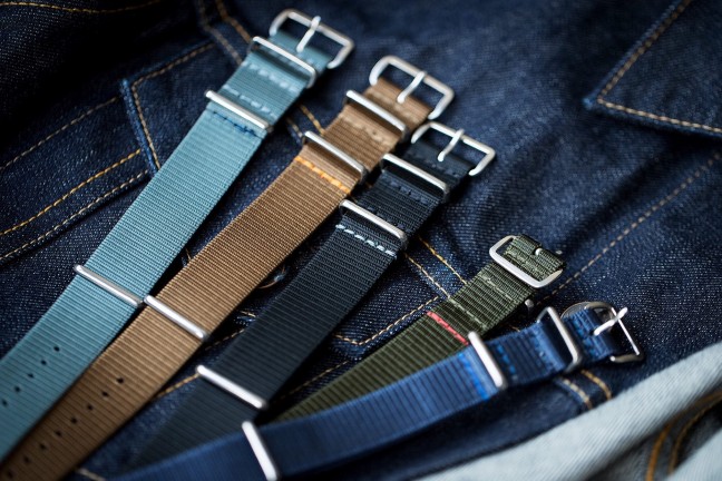 Worn & Wound ADPT watch straps. ($42 each)