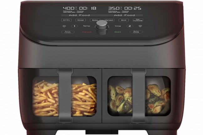 Instant Vortex Plus XL dual-basket air fryer. ($190)