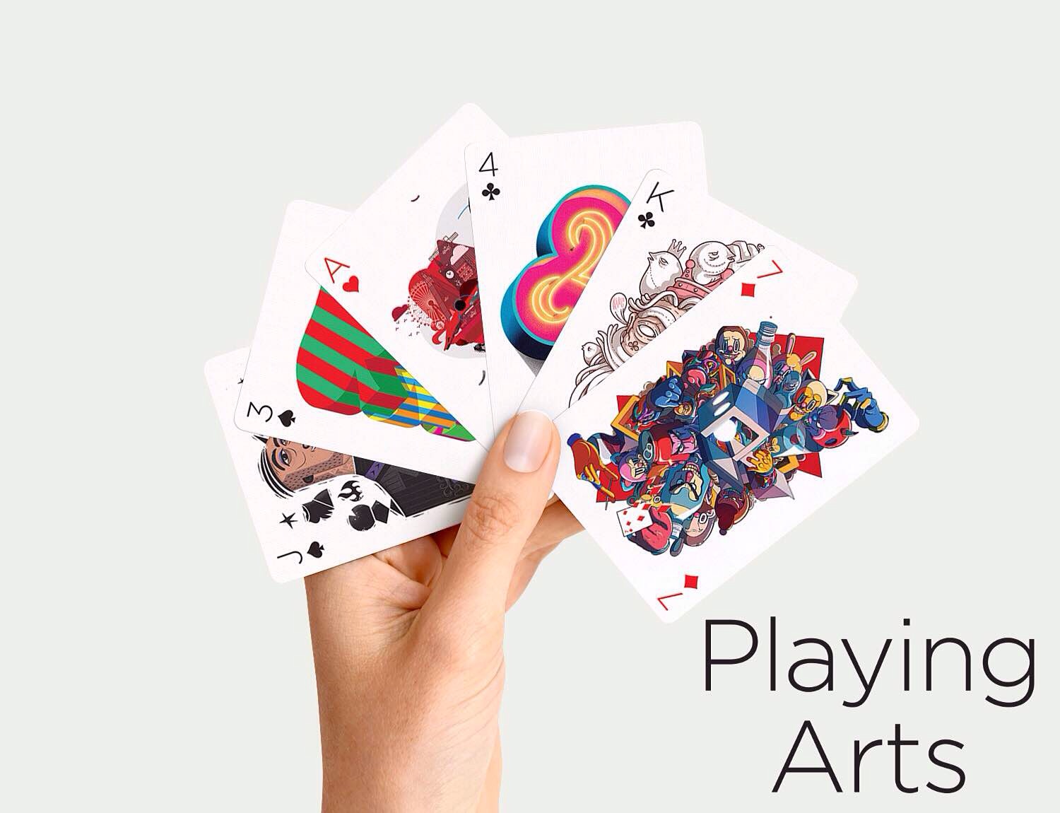 "Playing Arts" playing card decks. ($15 per edition)