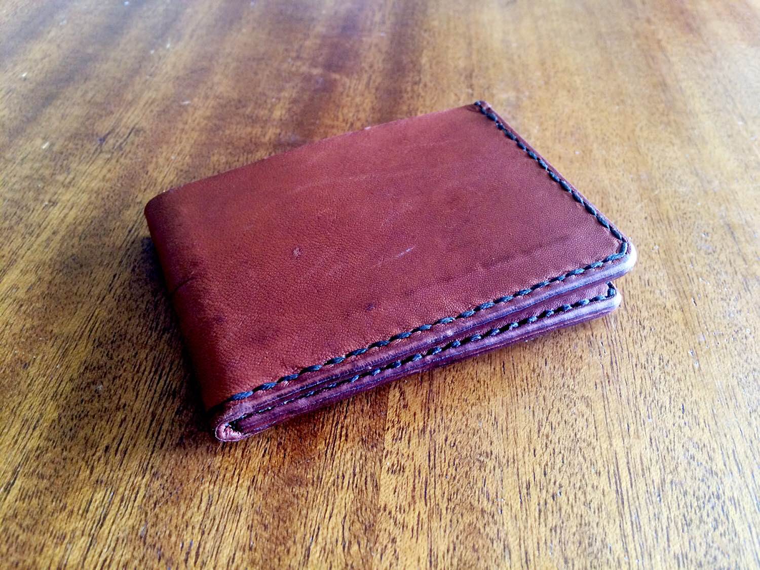 Kangaroo leather wallets by Rose Leather Crafting. (Prices vary)