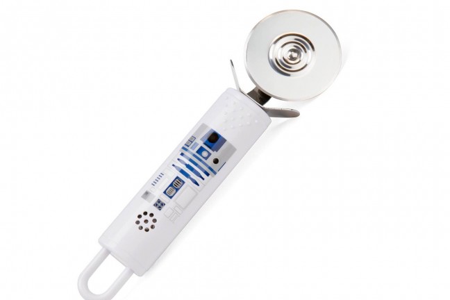 Star Wars R2-D2 pizza cutter with sound effects. (from $36 via third-party sellers)