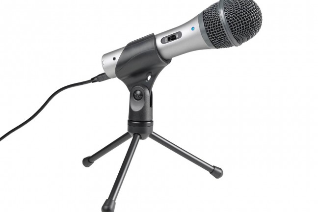 Audio-Technica ATR2100-USB microphone. ($79)