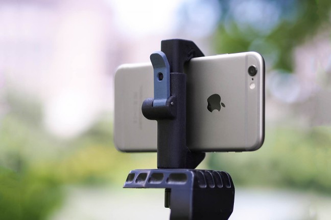 Studio Neat “Glif” quick-release tripod mount for smartphones. ($28)