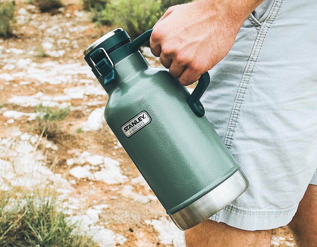 Stanley Classic 64 oz. vacuum-insulated growler. ($40 for green, $38 for navy)