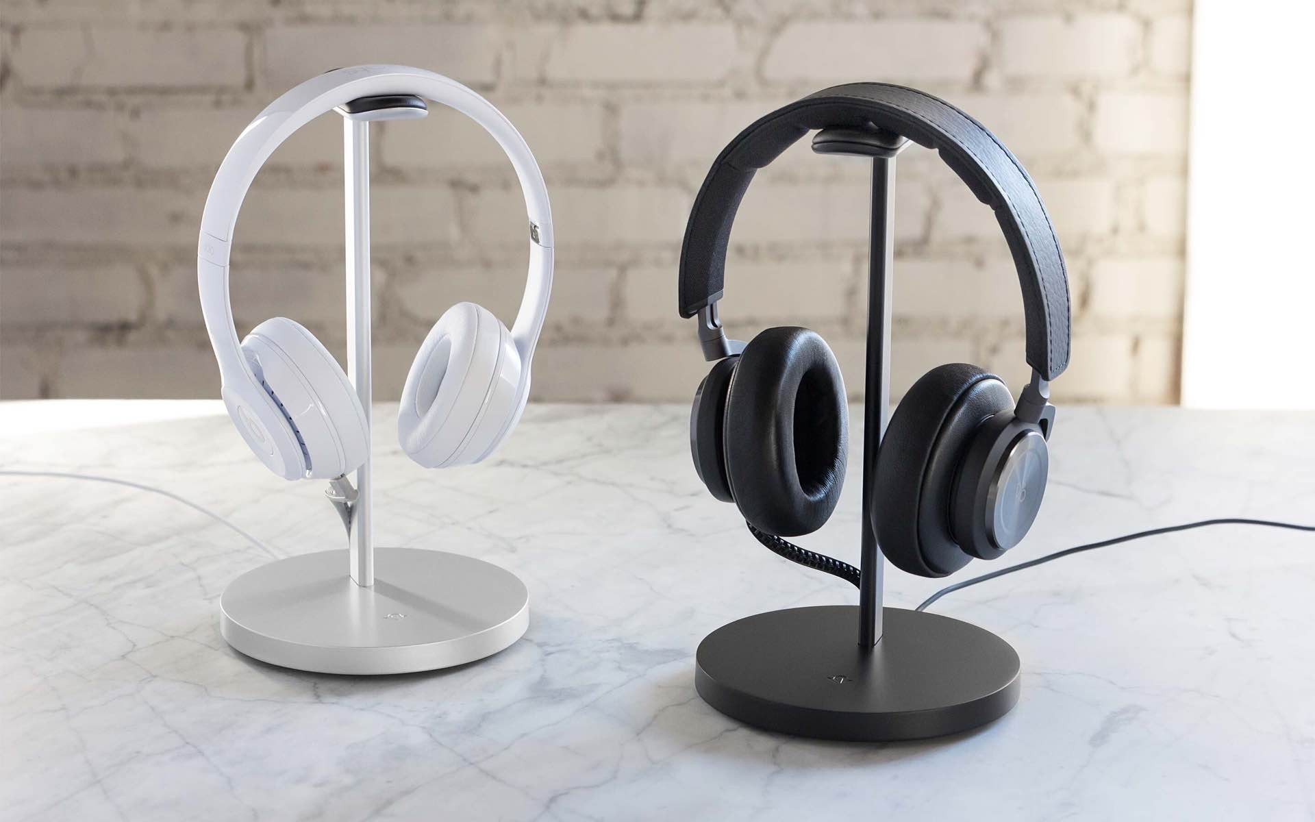 Twelve South's Fermata headphone charging stand. ($80; available in silver and black)