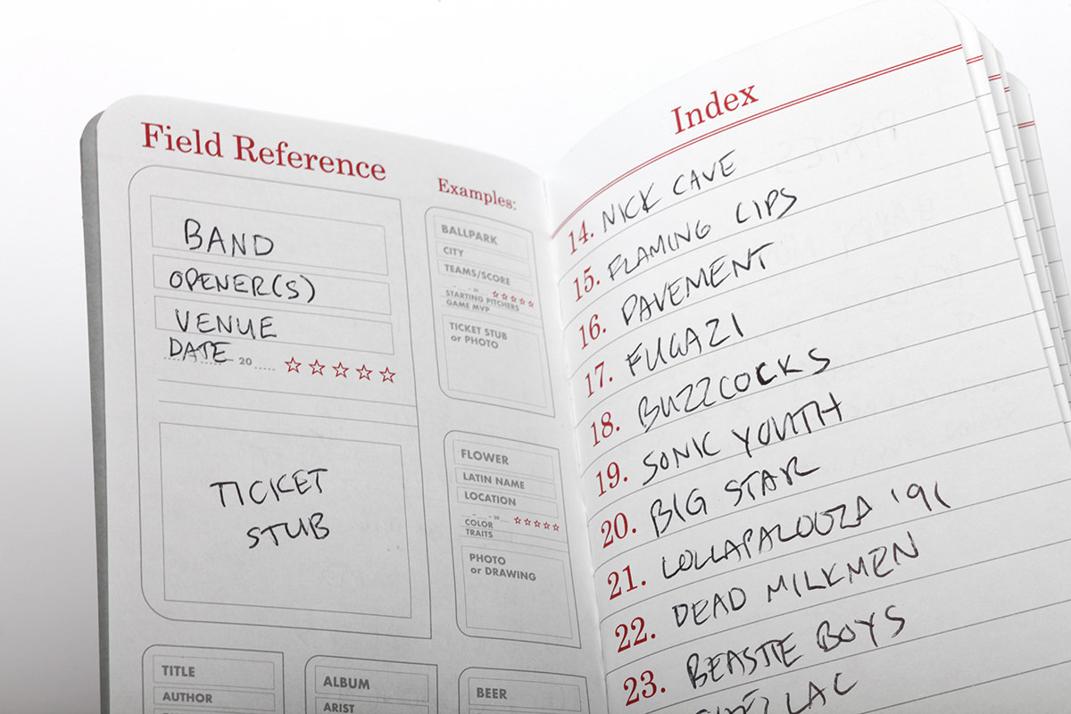 field-notes-index-edition-log-book