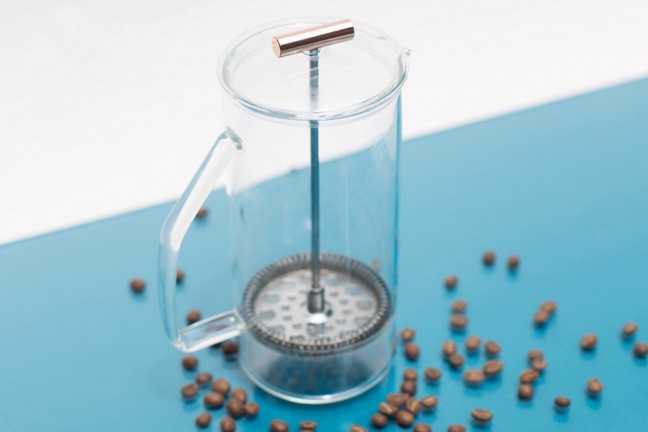 Yield Design's borosilicate glass French press. ($85)