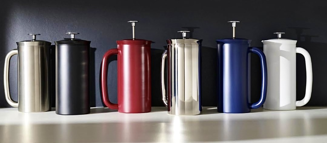 espro-p7-double-walled-stainless-steel-french-press-colors