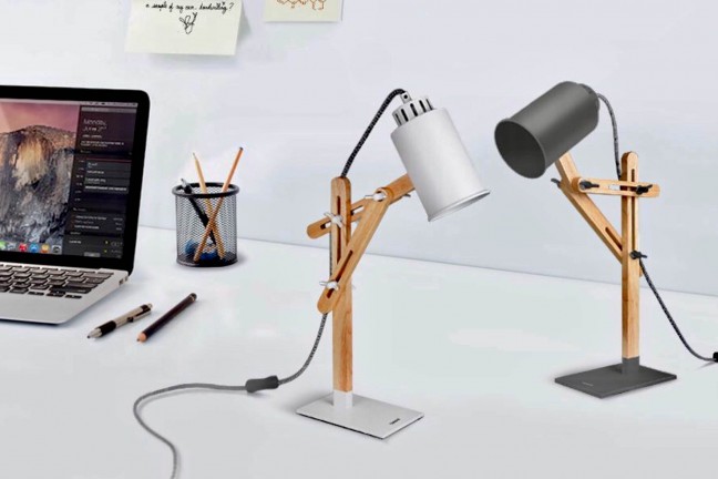 Tomons DL1005 LED desk lamp. ($40; available in white and gray)