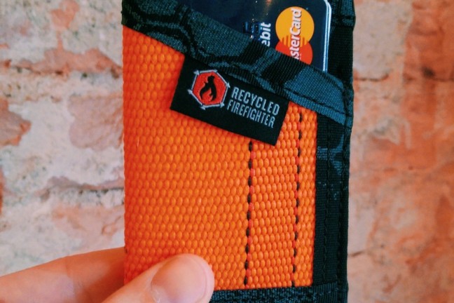 "The Sergeant" wallet by Recycled Firefighter. ($29)Photo: Mike Yarbrough, Wolf & Iron