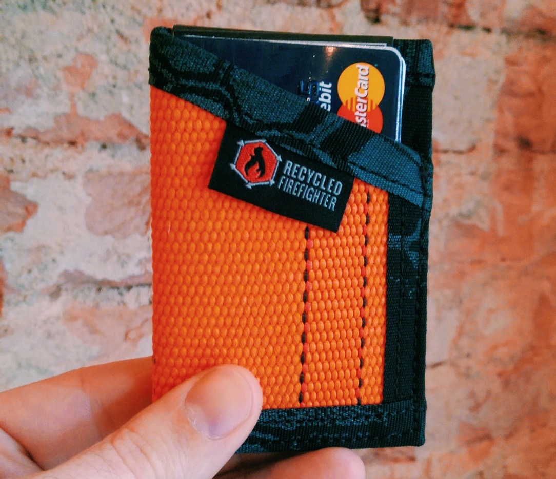 "The Sergeant" wallet by Recycled Firefighter. ($29)Photo: Mike Yarbrough, Wolf & Iron