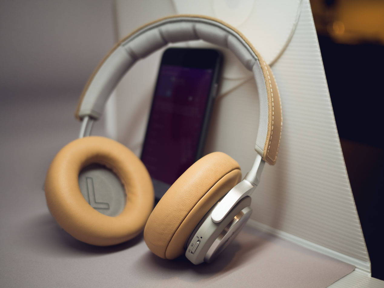 Bang & Olufsen's BeoPlay H7 wireless headphones. ($449)